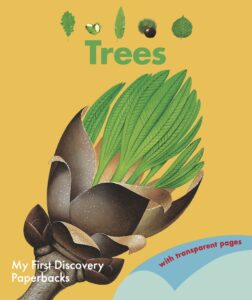 Cover of Trees, a classic book from Moonlight Publishing. A perfect first discovery book for kids. 